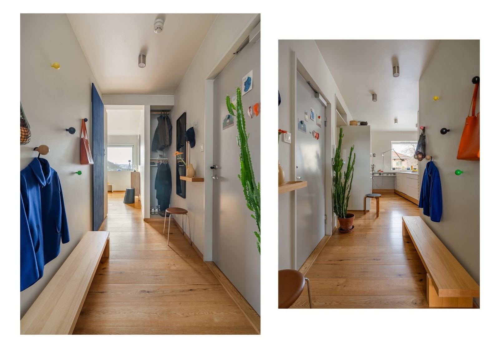 Gangen er et hyggelig sted å komme inn. Galleribilde