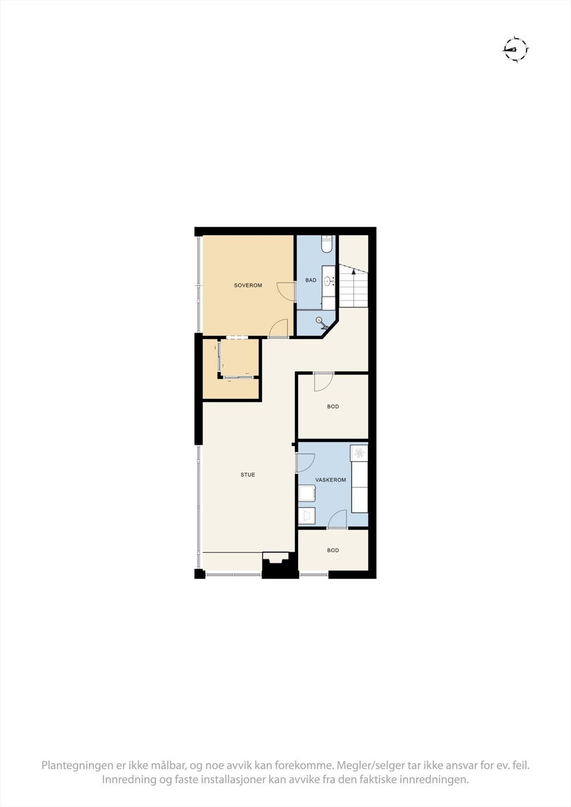 Plantegning - Underetasjen. Galleribilde