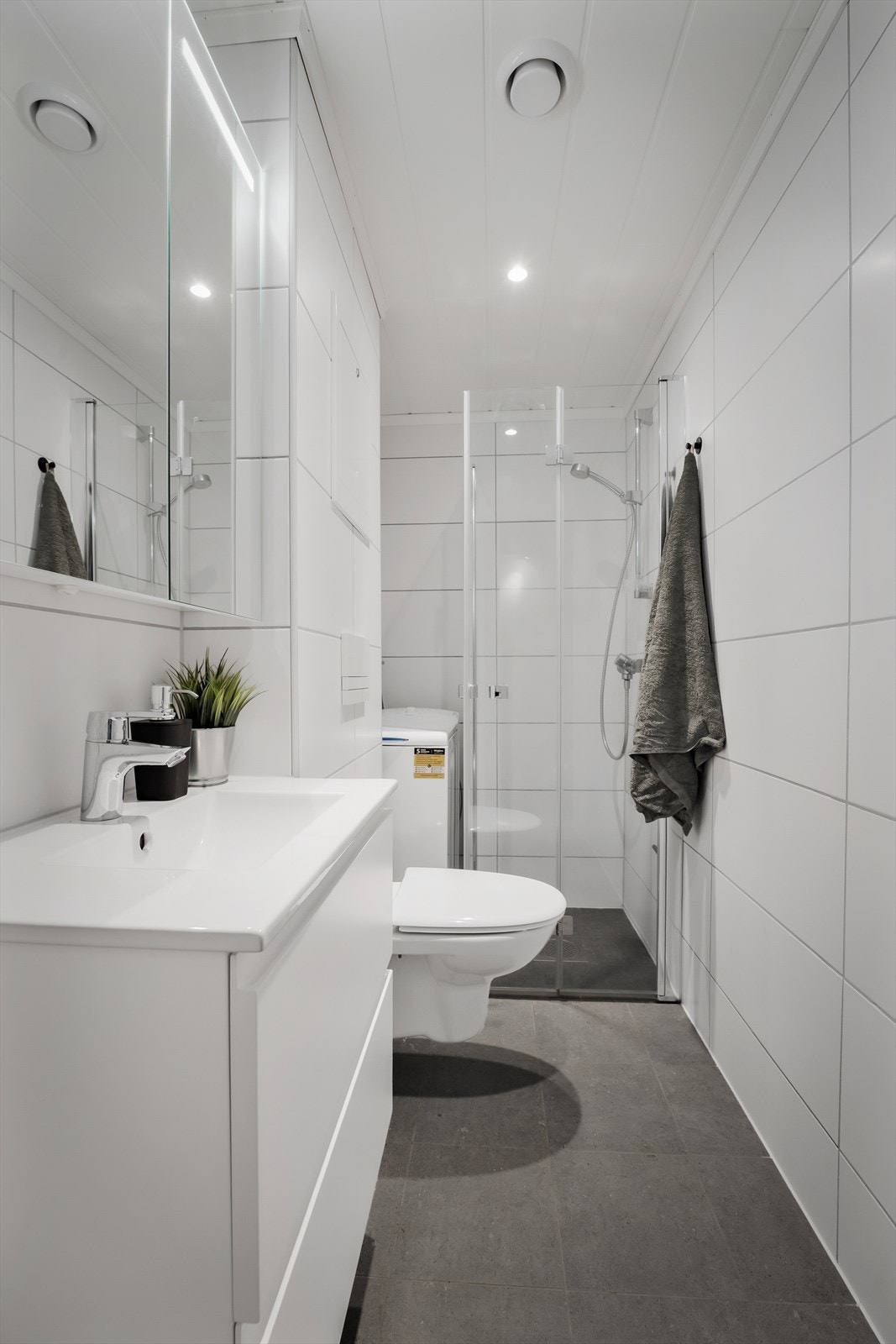 Badet er pusset opp i 2025, i regi av borettslaget. Galleribilde