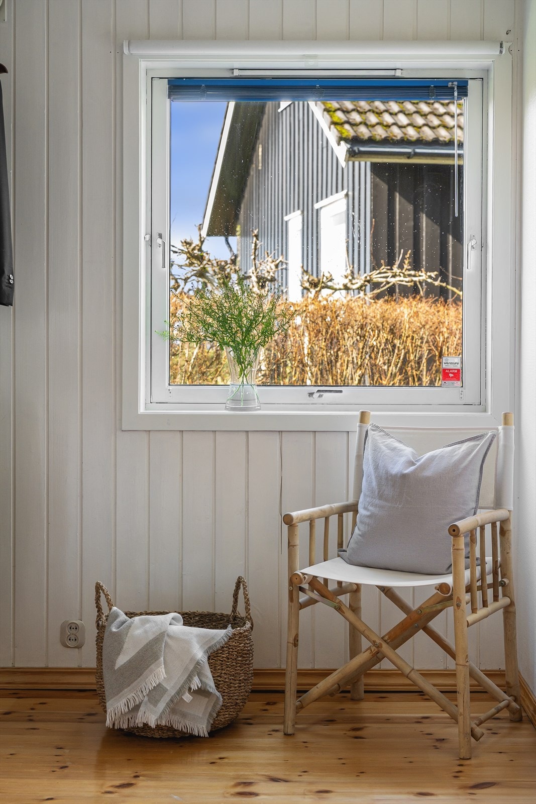 Vinduet gir naturlig lys til rommet. Galleribilde