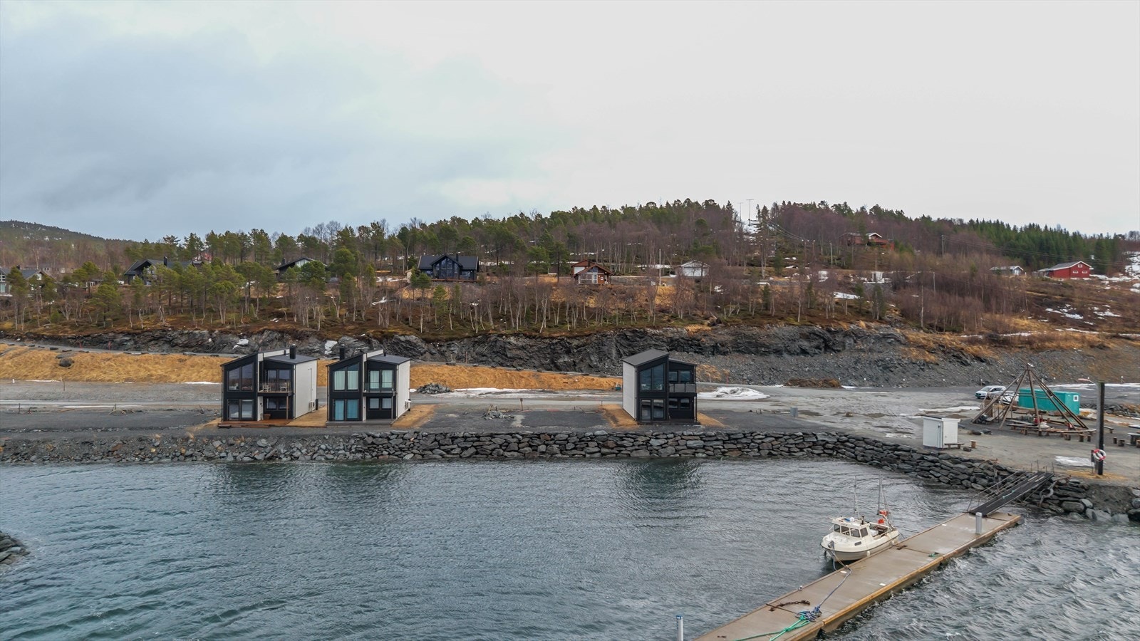 Feltet er under utvikling og flere hytter er under planlegging Galleribilde