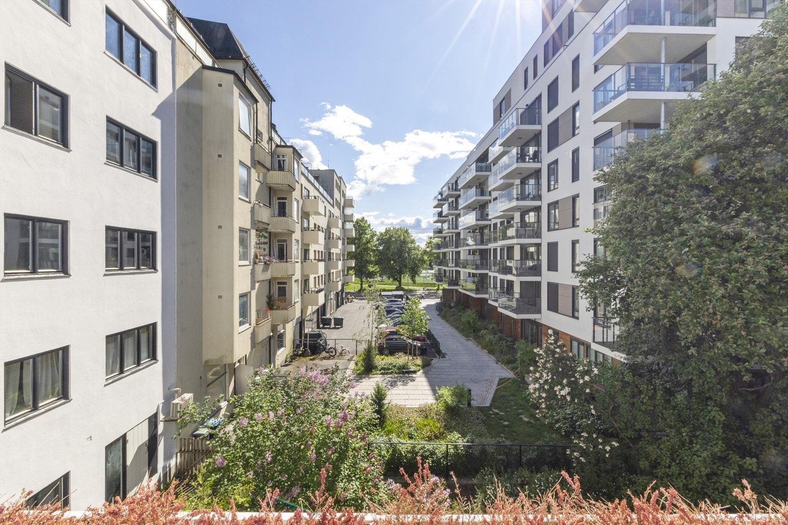 En lys og moderne leilighet med en åpen og sosial planløsning! Leiligheten har hyggelig utsyn i retning Frognerparken. Galleribilde