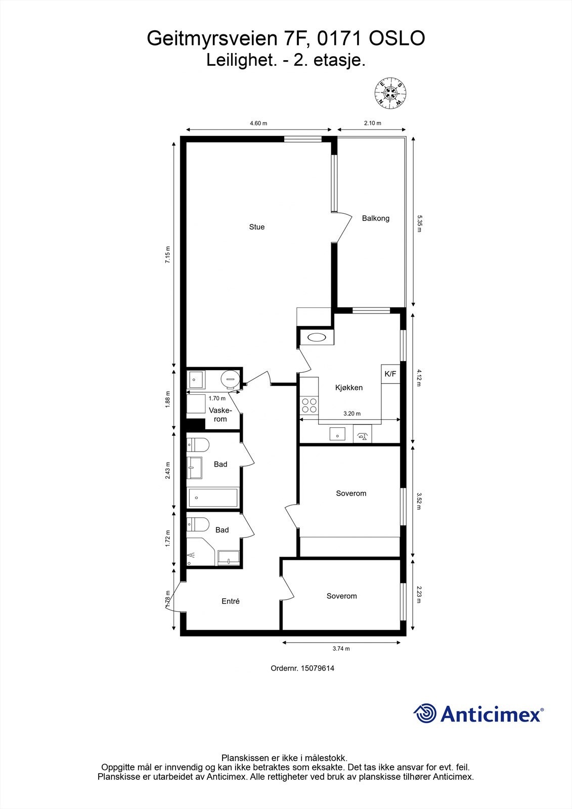 Plantegning Galleribilde