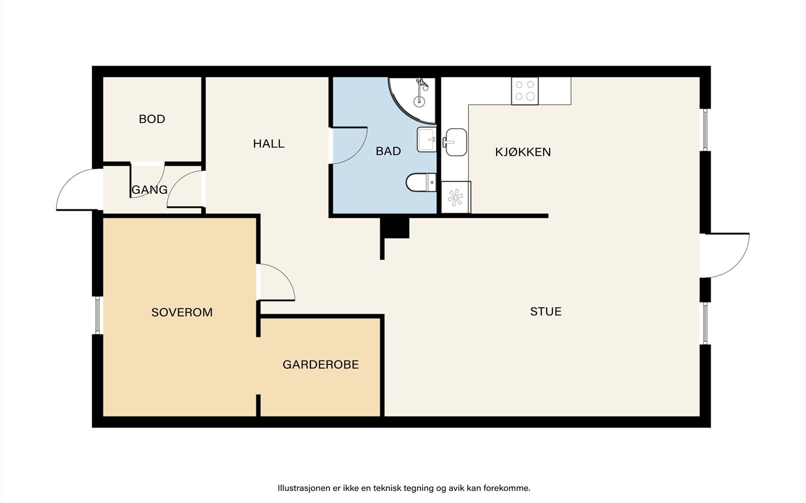 Plantegning Galleribilde