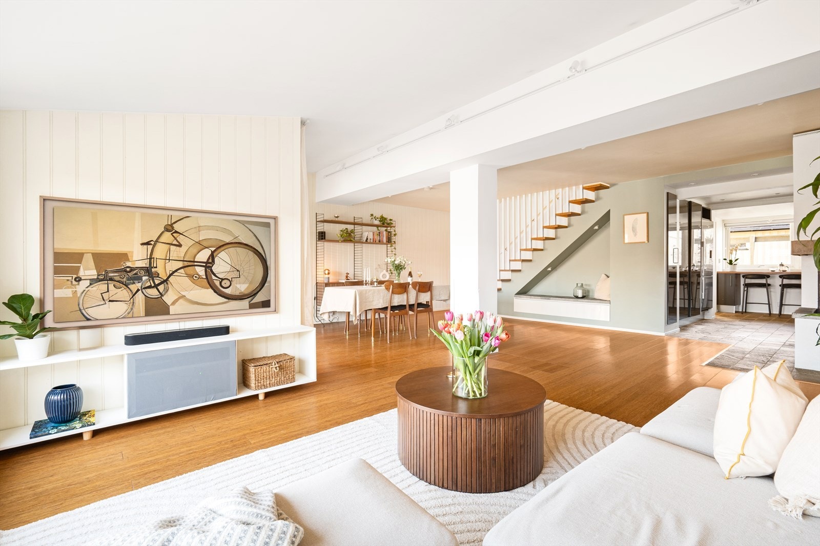 TV og internett fra Telia er inkludert i felleskostnadene. Galleribilde