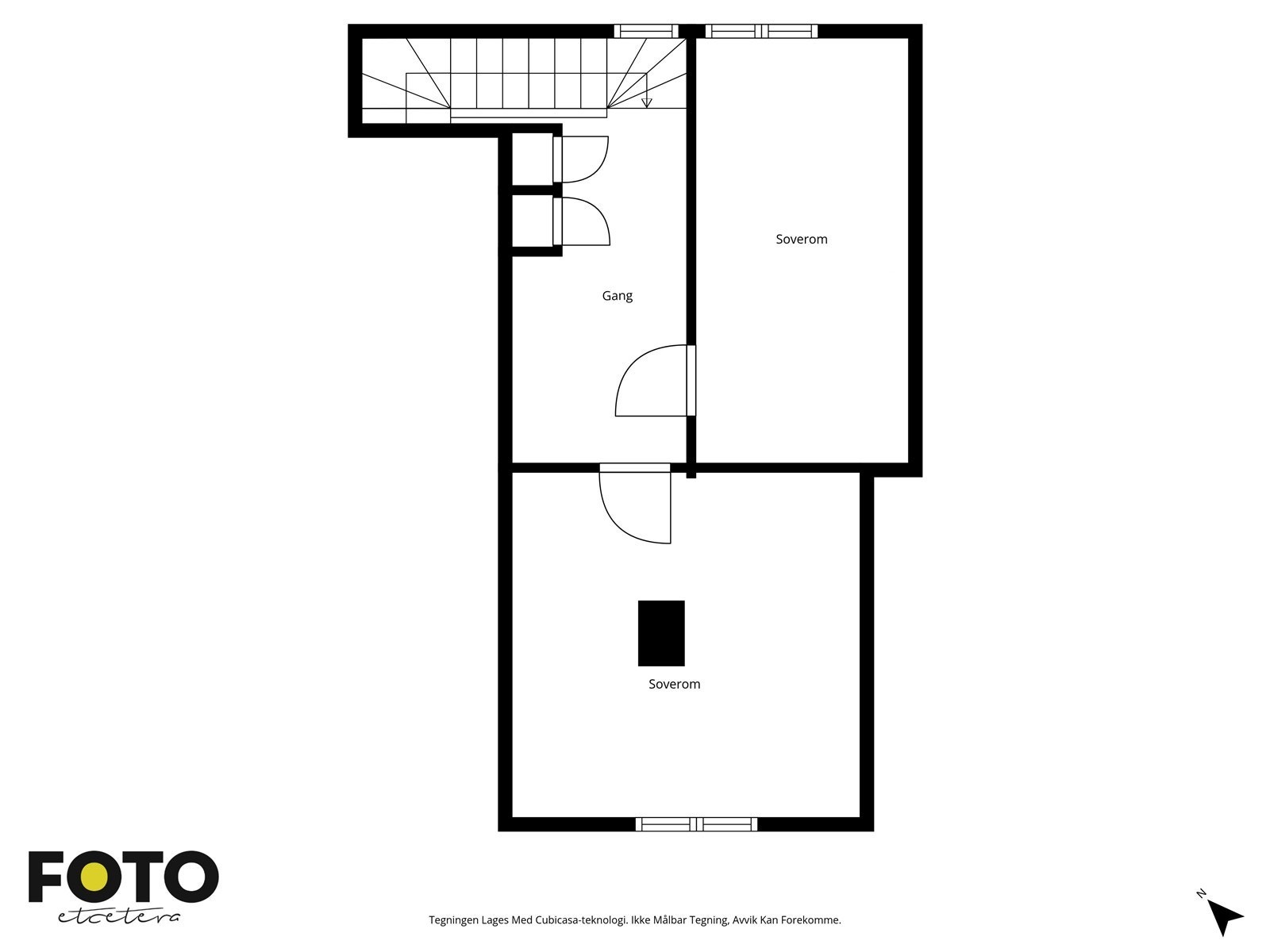 Veiledende plantegning for 2.etg- Ikke målbar Galleribilde