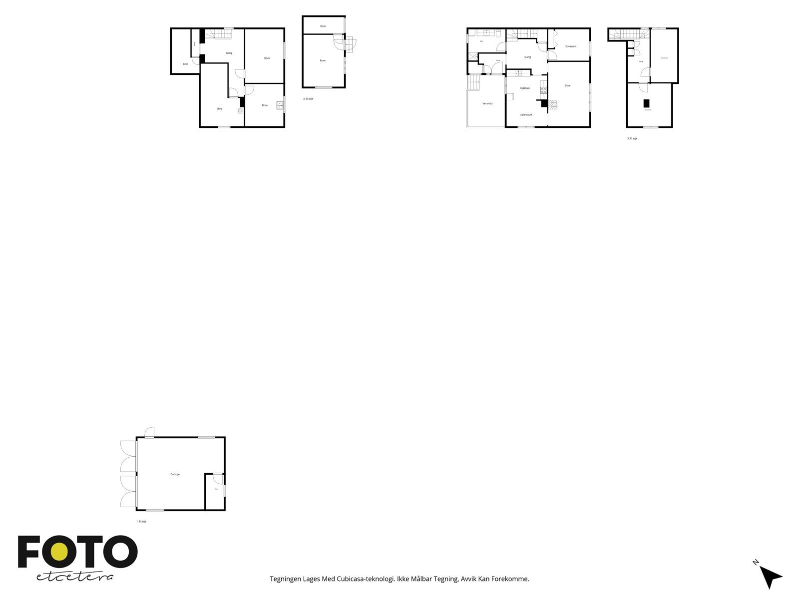 Veiledende plantegning - Ikke målbar Galleribilde