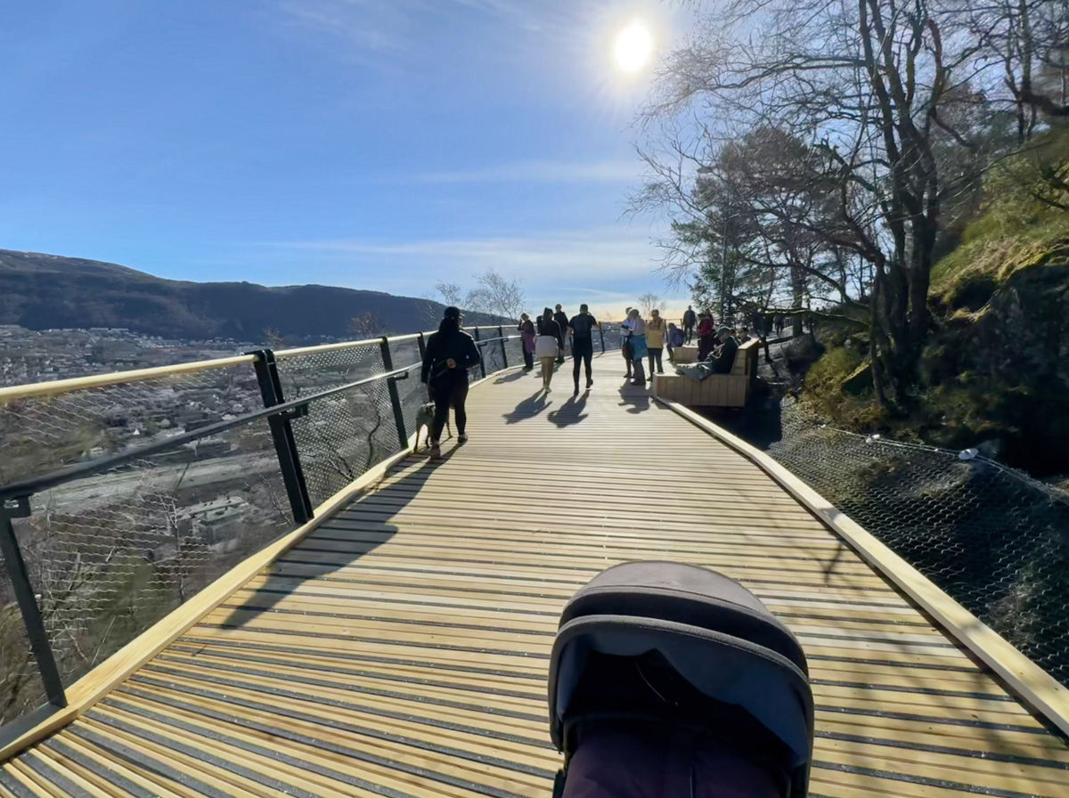 Løvstien - populært turområde like ved Galleribilde