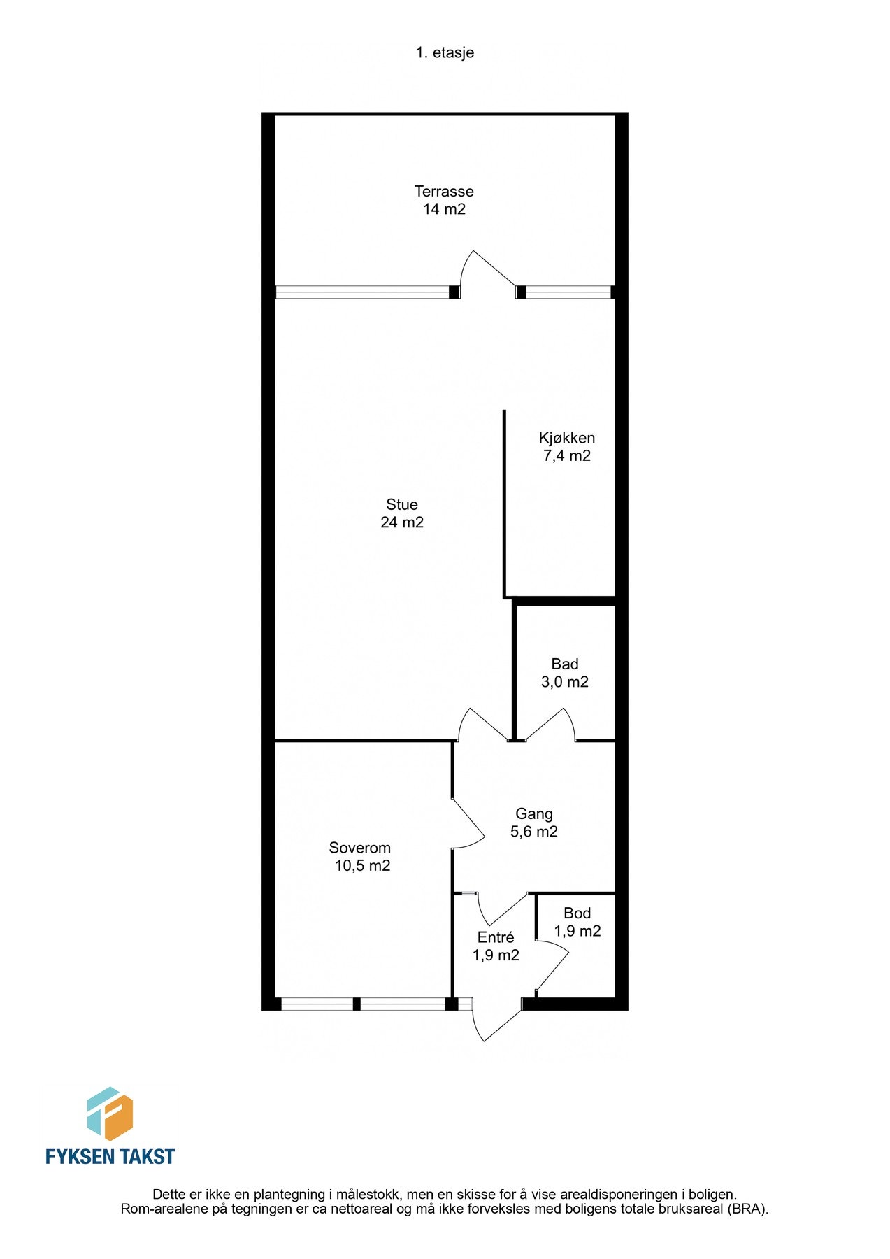 Planskisse. Galleribilde