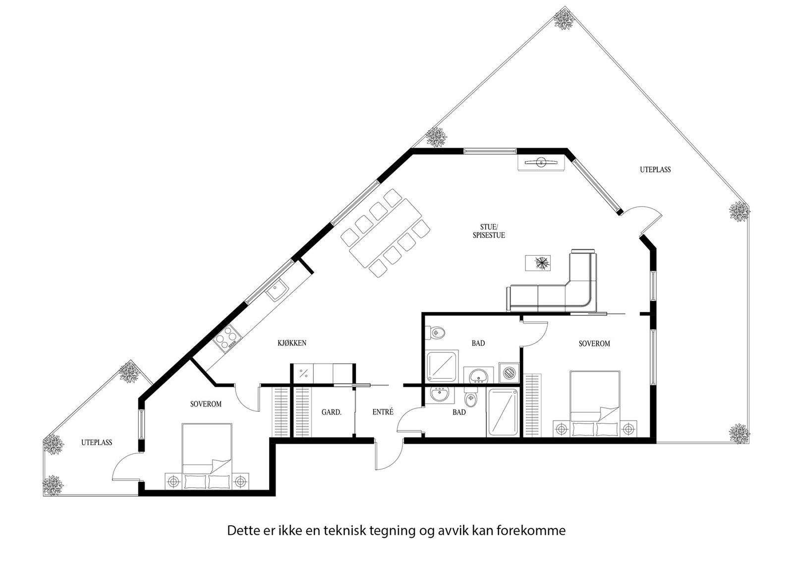 Plantegning Galleribilde