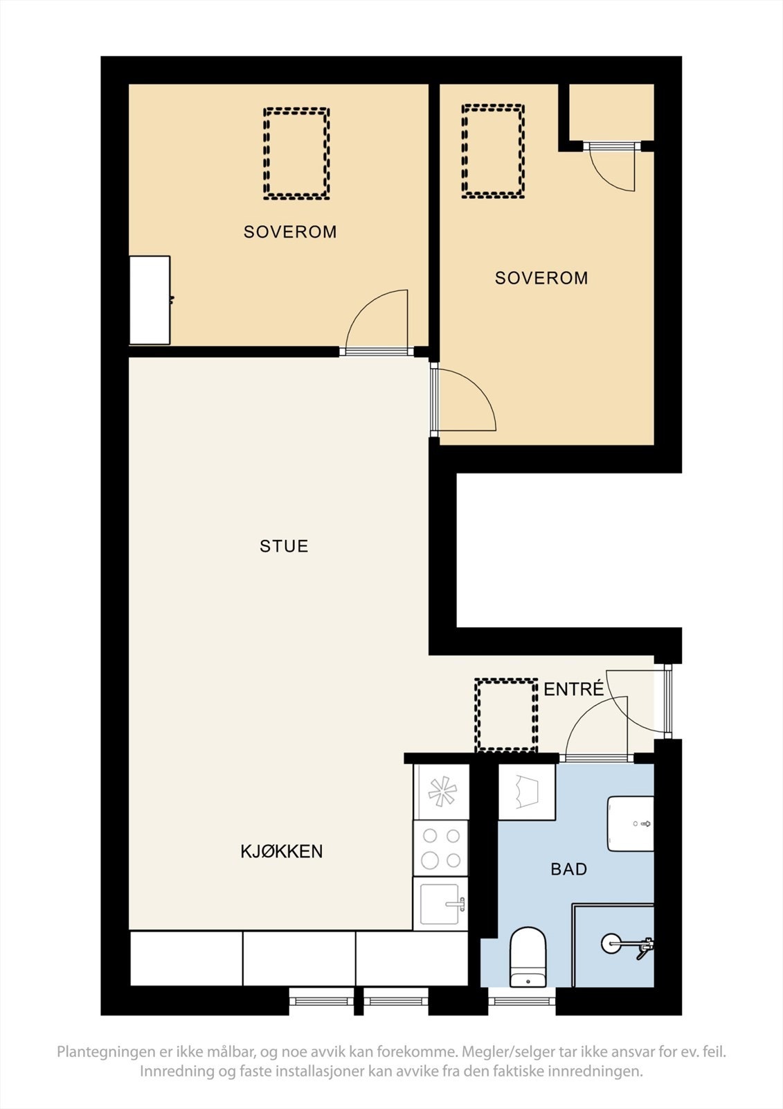 Plantegning. Galleribilde