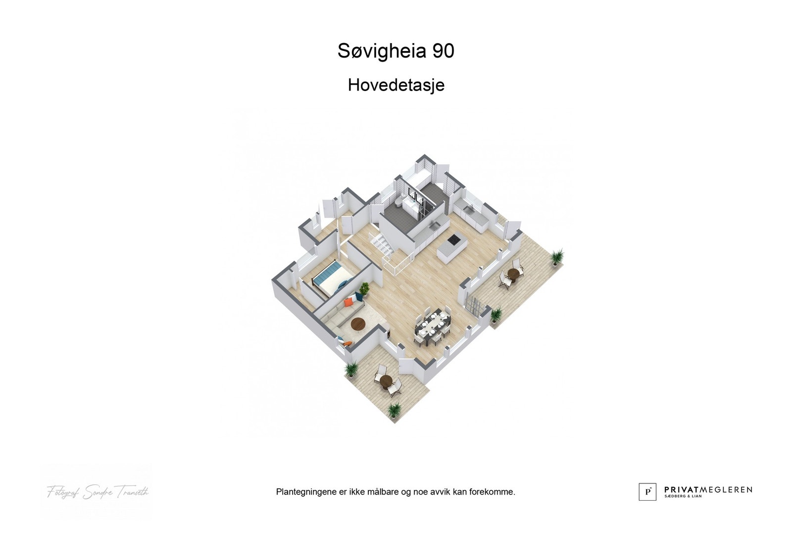 Romløsningen i hovedetasjen Galleribilde