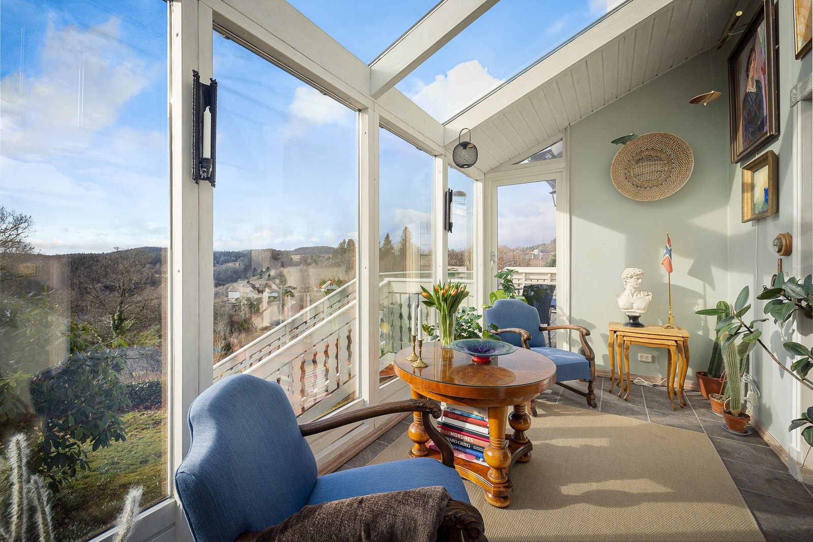 Fra vinterhagen. Galleribilde