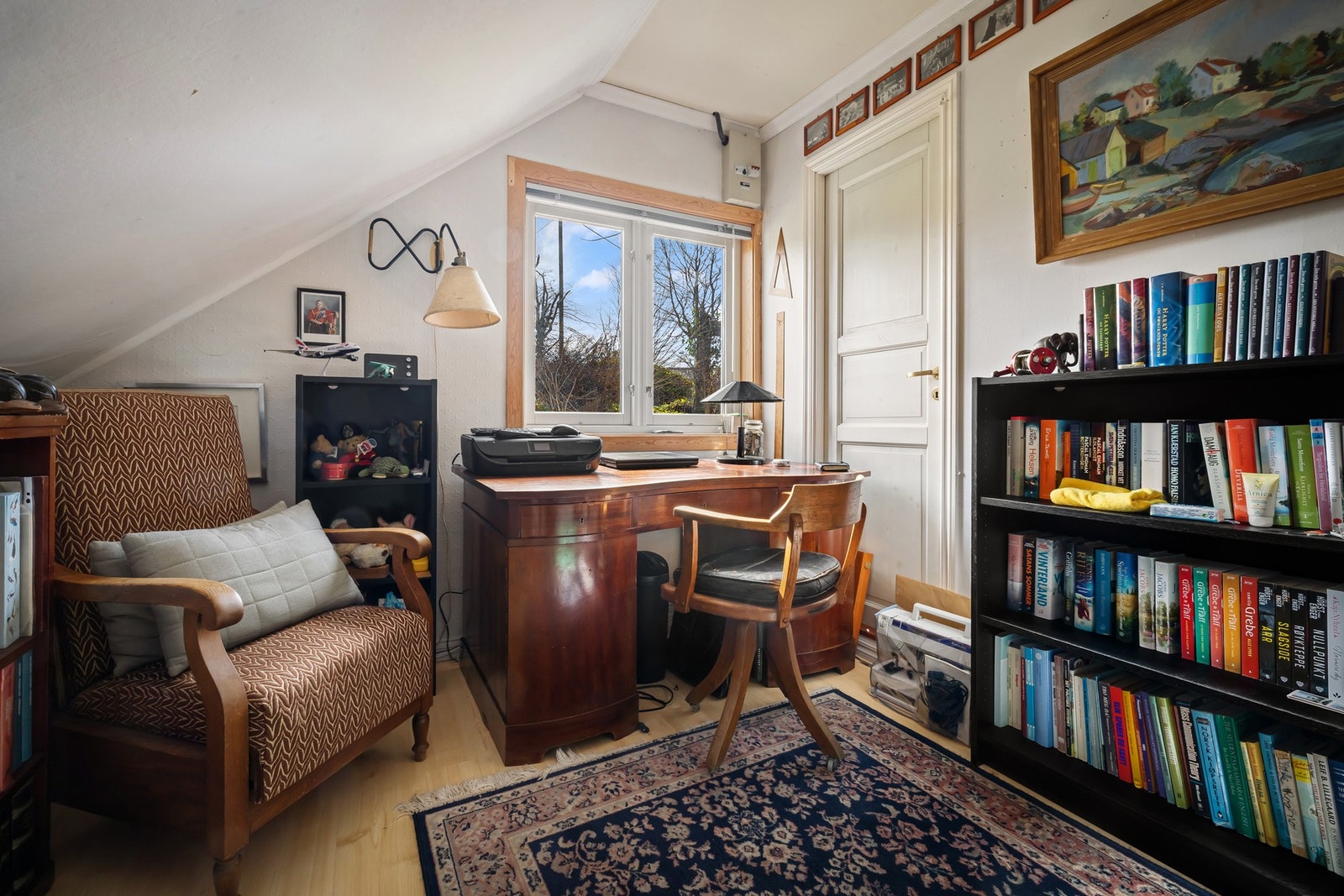 Soverom 3 brukes i dag som hjemmekontor. Galleribilde