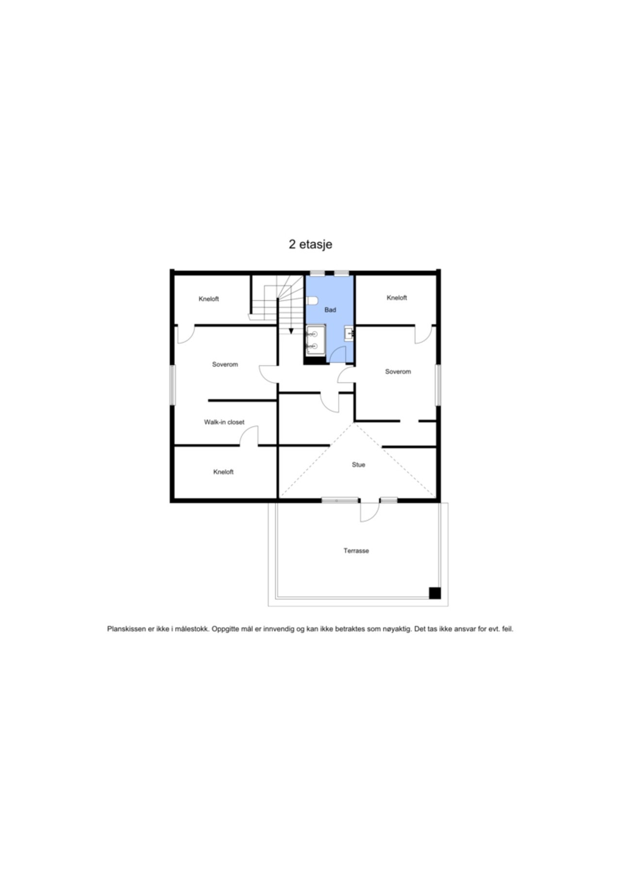 Plantegning 2.etasje Galleribilde