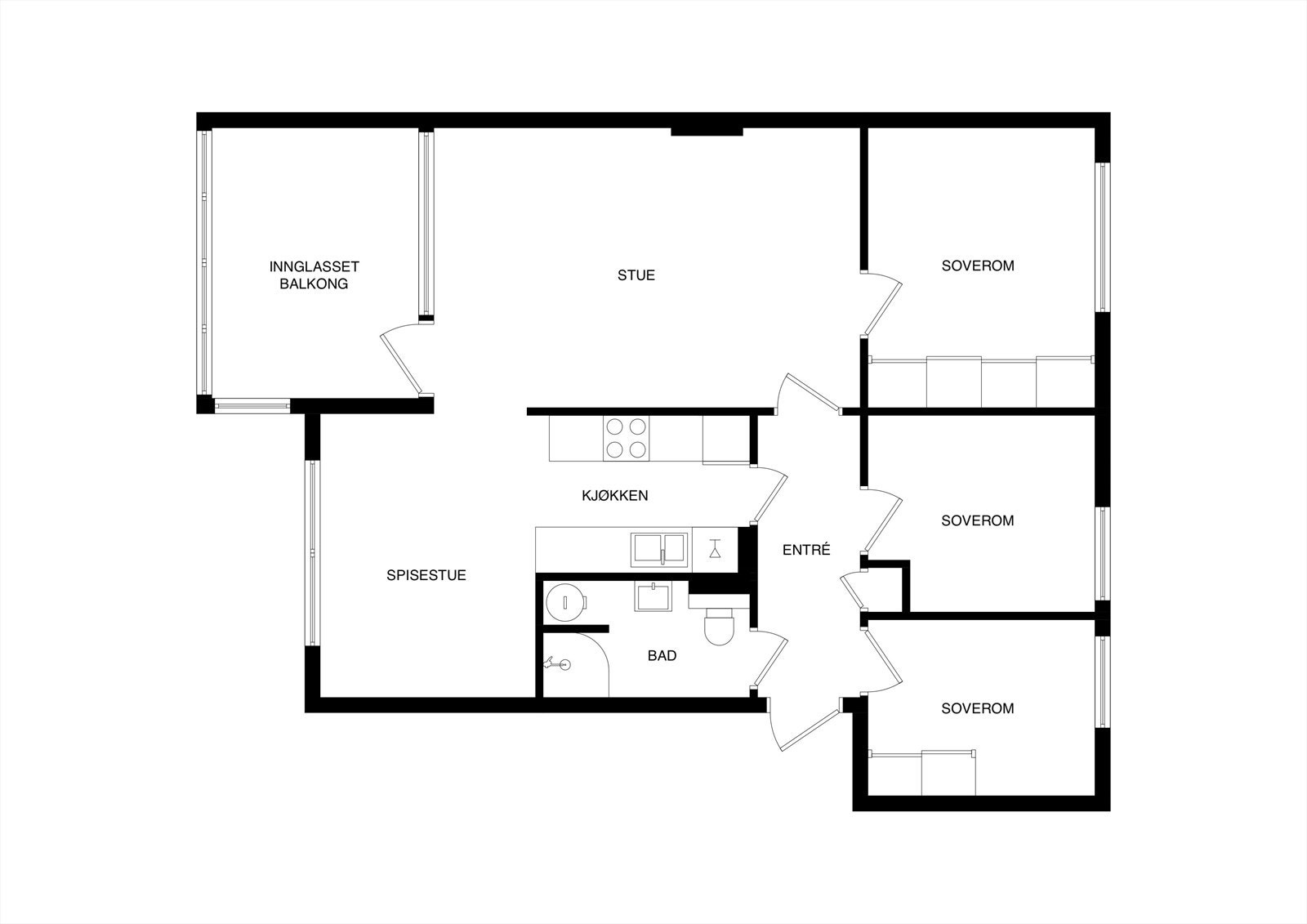 - Plantegning - Galleribilde