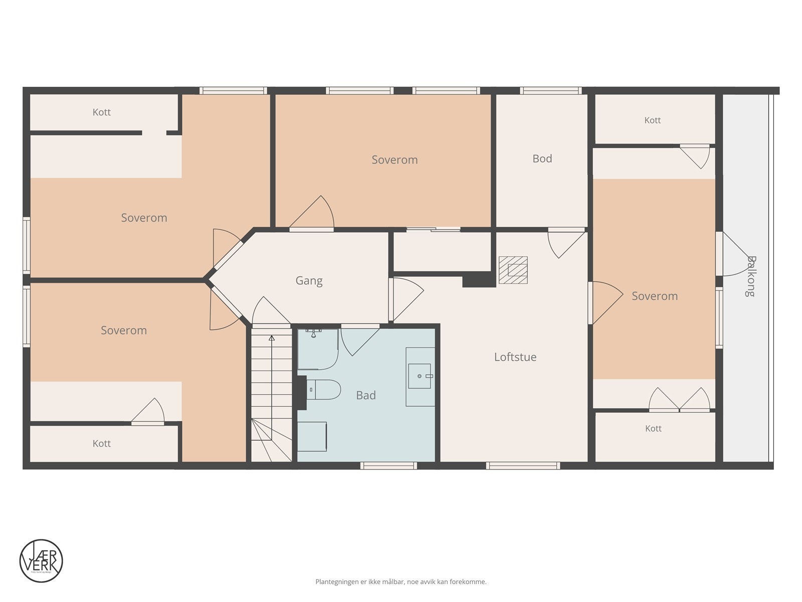 Plan 2 etasje Galleribilde
