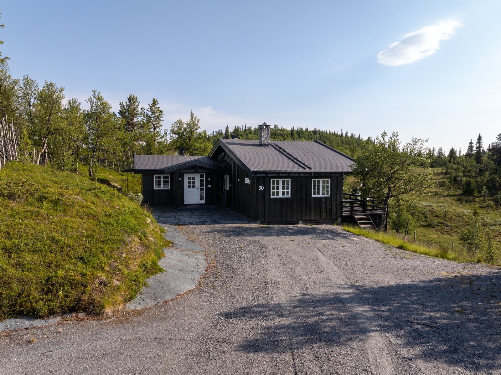 Gode parkeringsmuligheter på tomt. Galleribilde