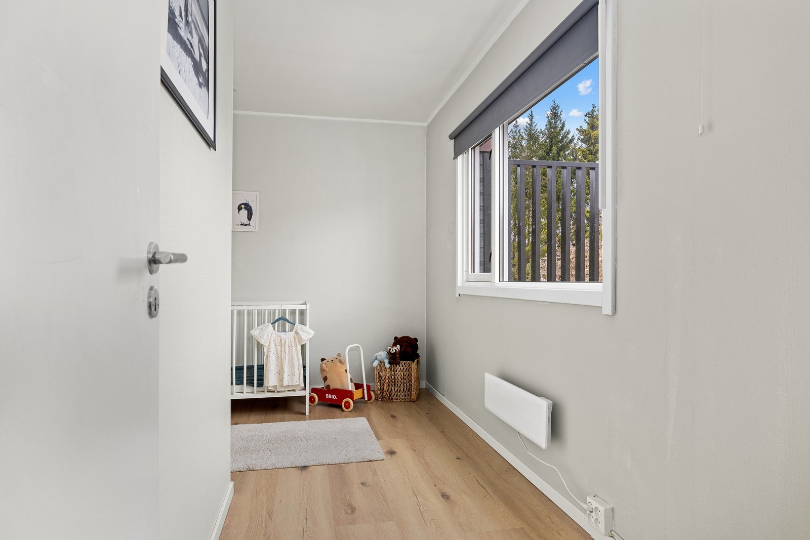 Innerst i soveromsfløyen er det etablert et ekstra kontor/gjesterom. Galleribilde