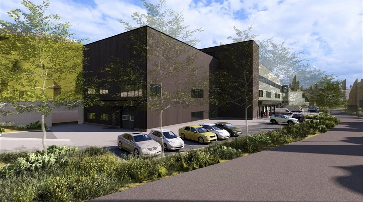 Grini Næringspark 7 (Fasaden kan tilpasses med flere vinduer) Galleribilde