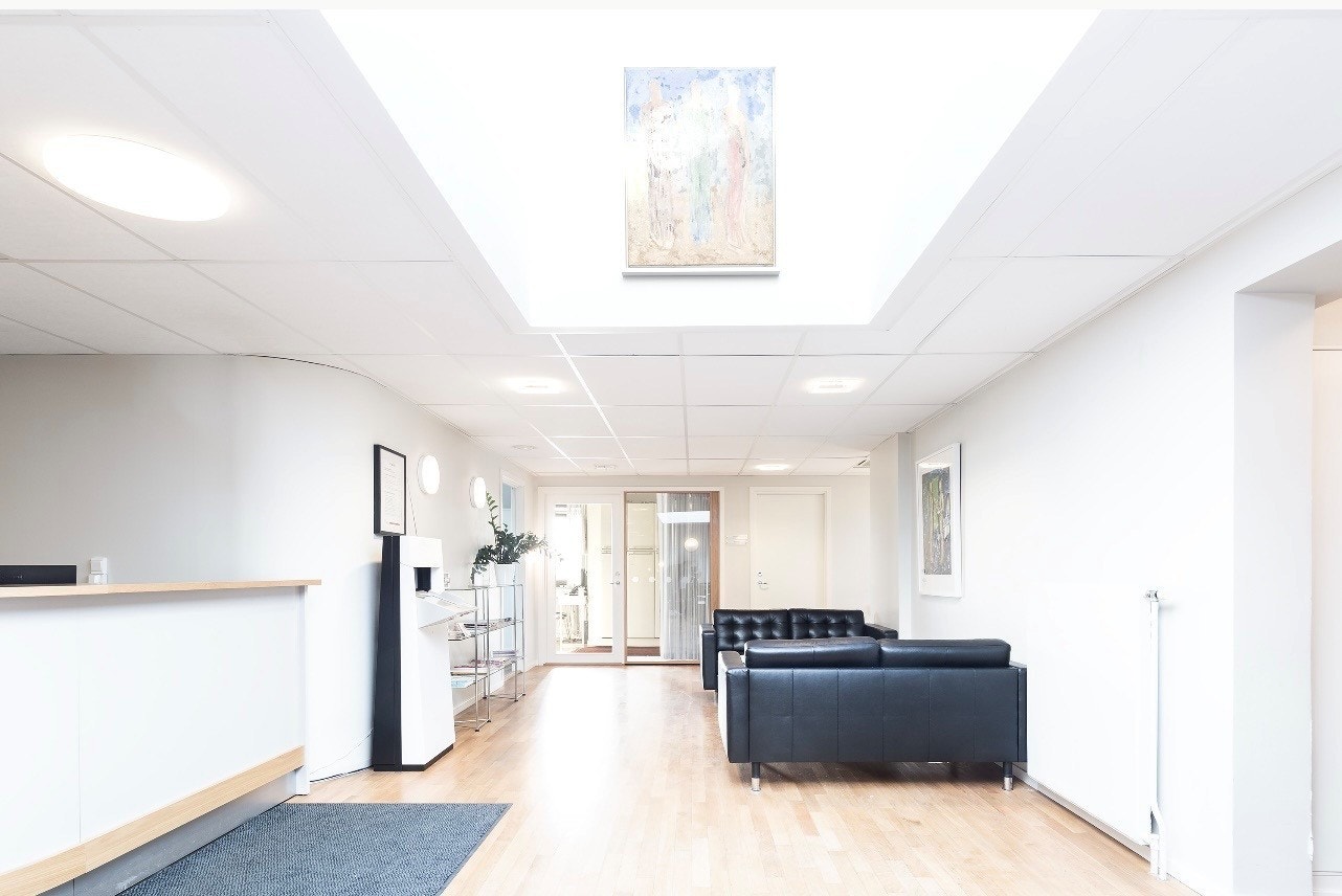 Eksempel på innredet venteareal Galleribilde