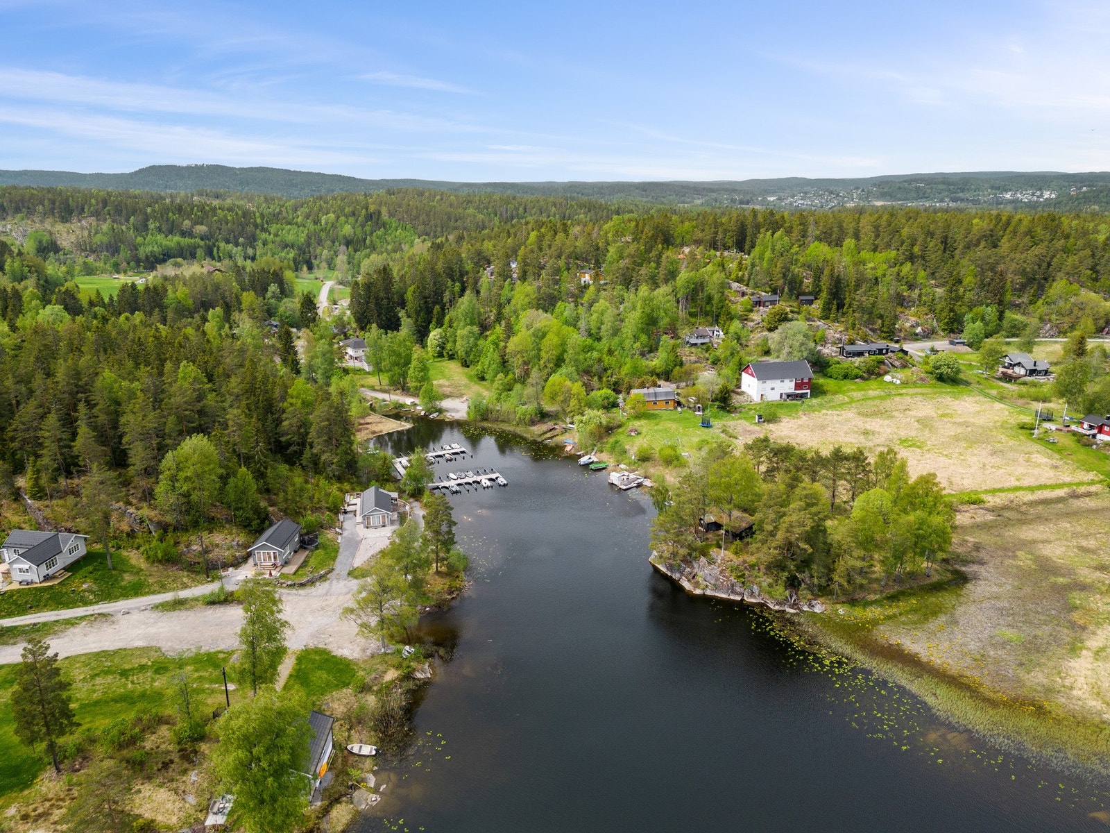Dronefoto av området, Galleribilde