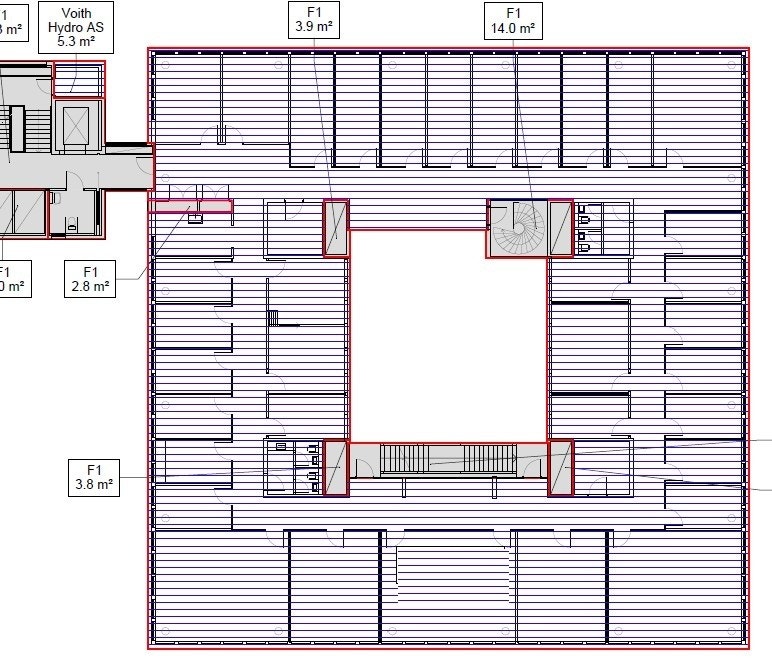 2.etg - Lokaler fra BTA ca 250 kvm - Størrelse og utforming etter leietakers ønsker. Galleribilde