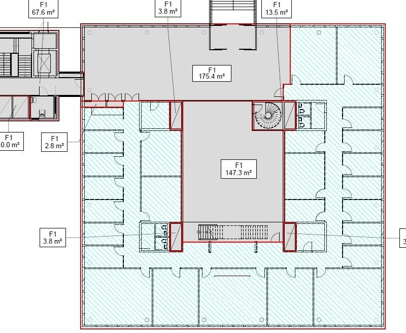 1.etg - Kantine og atrium - Lokaler fra BTA ca 200 kvm - Størrelse og utforming etter leietakers ønsker. Galleribilde