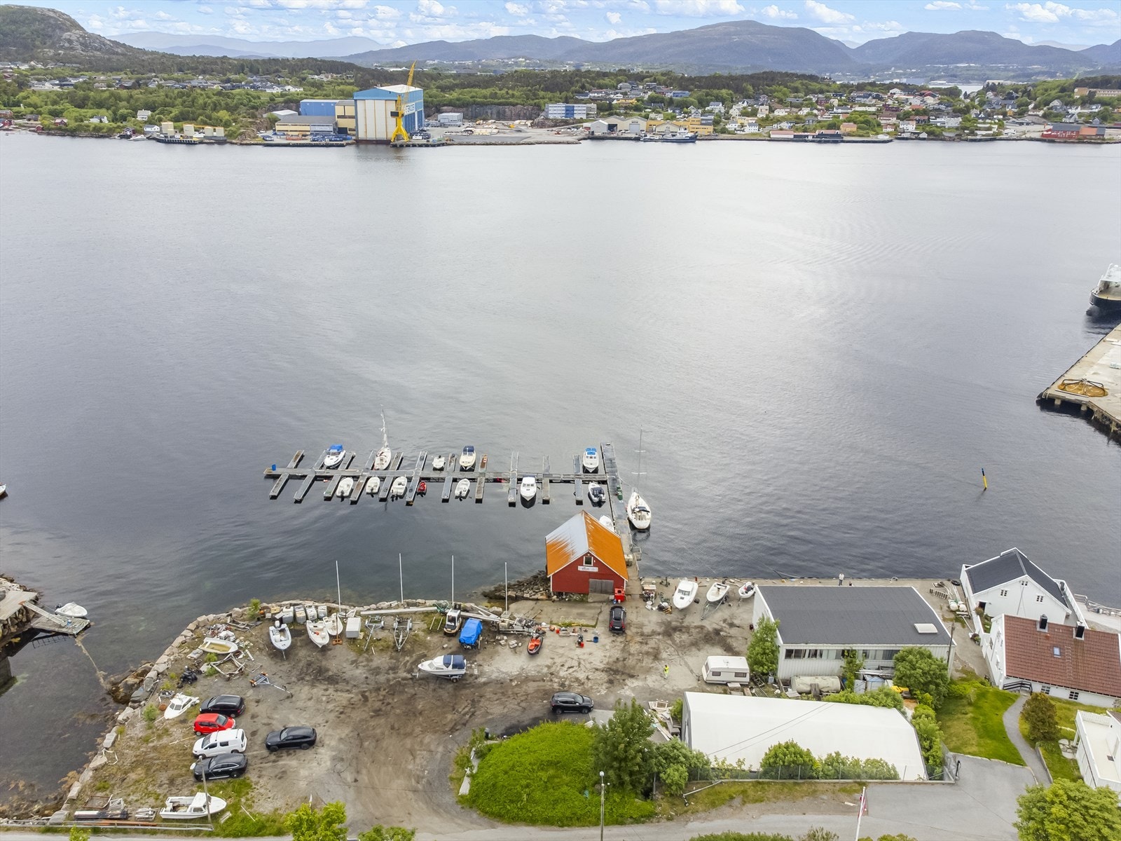 Dronefoto Galleribilde
