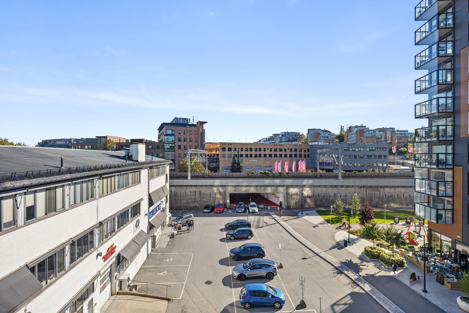 Utsikt fra lokalet Galleribilde