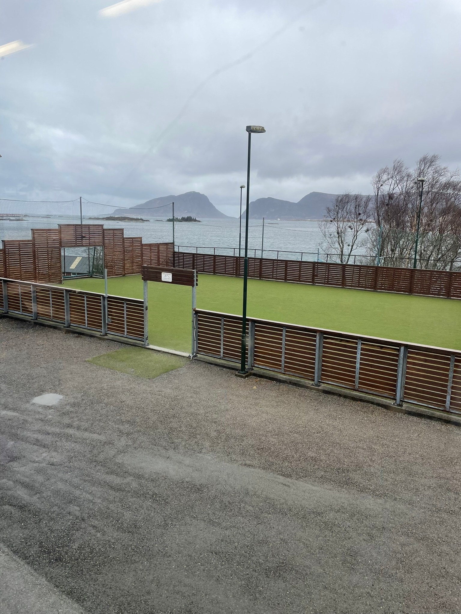 Utsikt frå pauserom, her er det fin utsikt. Galleribilde