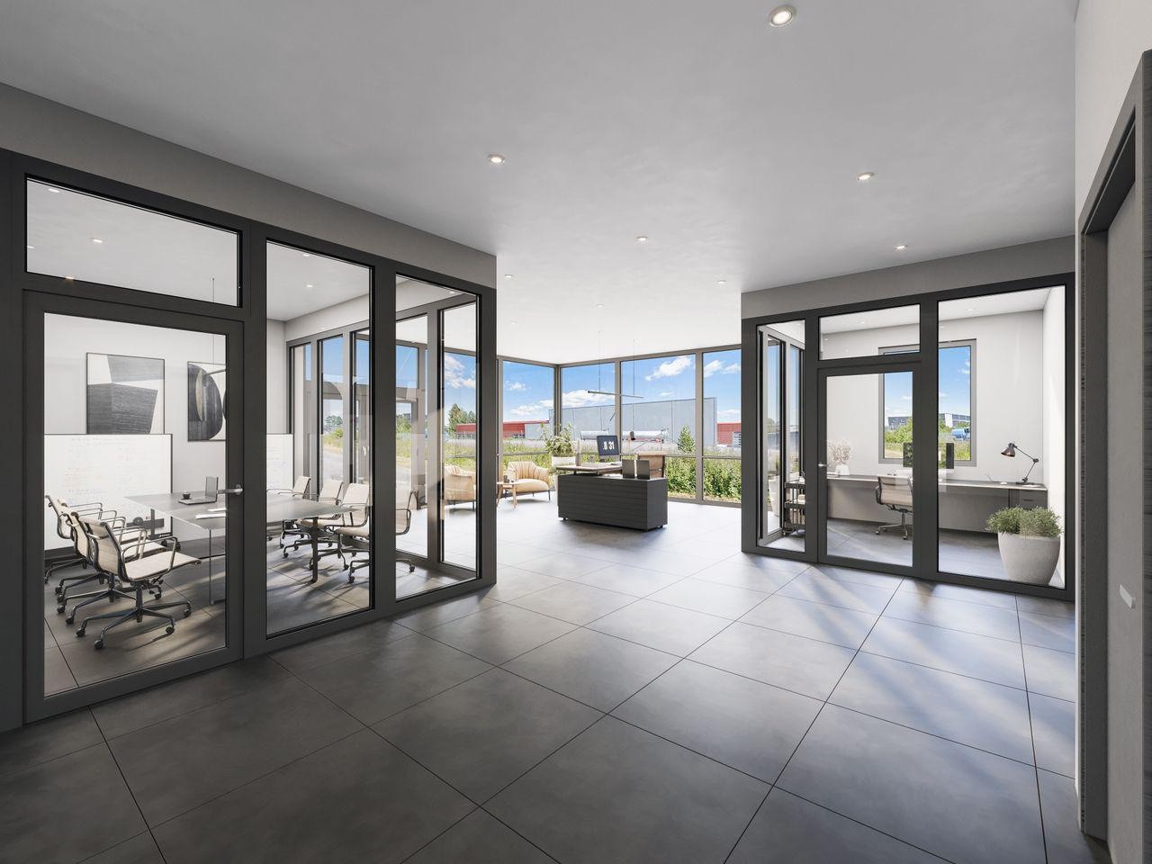 Illustrasjon kontor Galleribilde