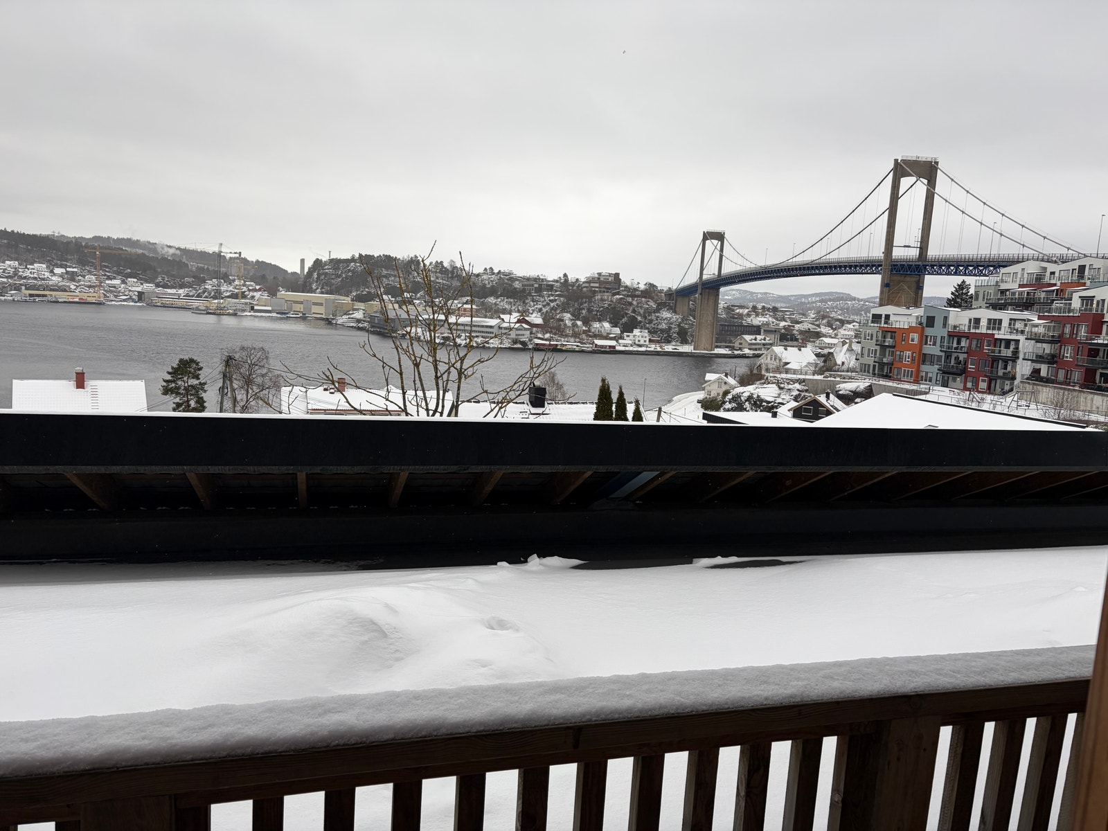 Utsikt fra terrasse Galleribilde