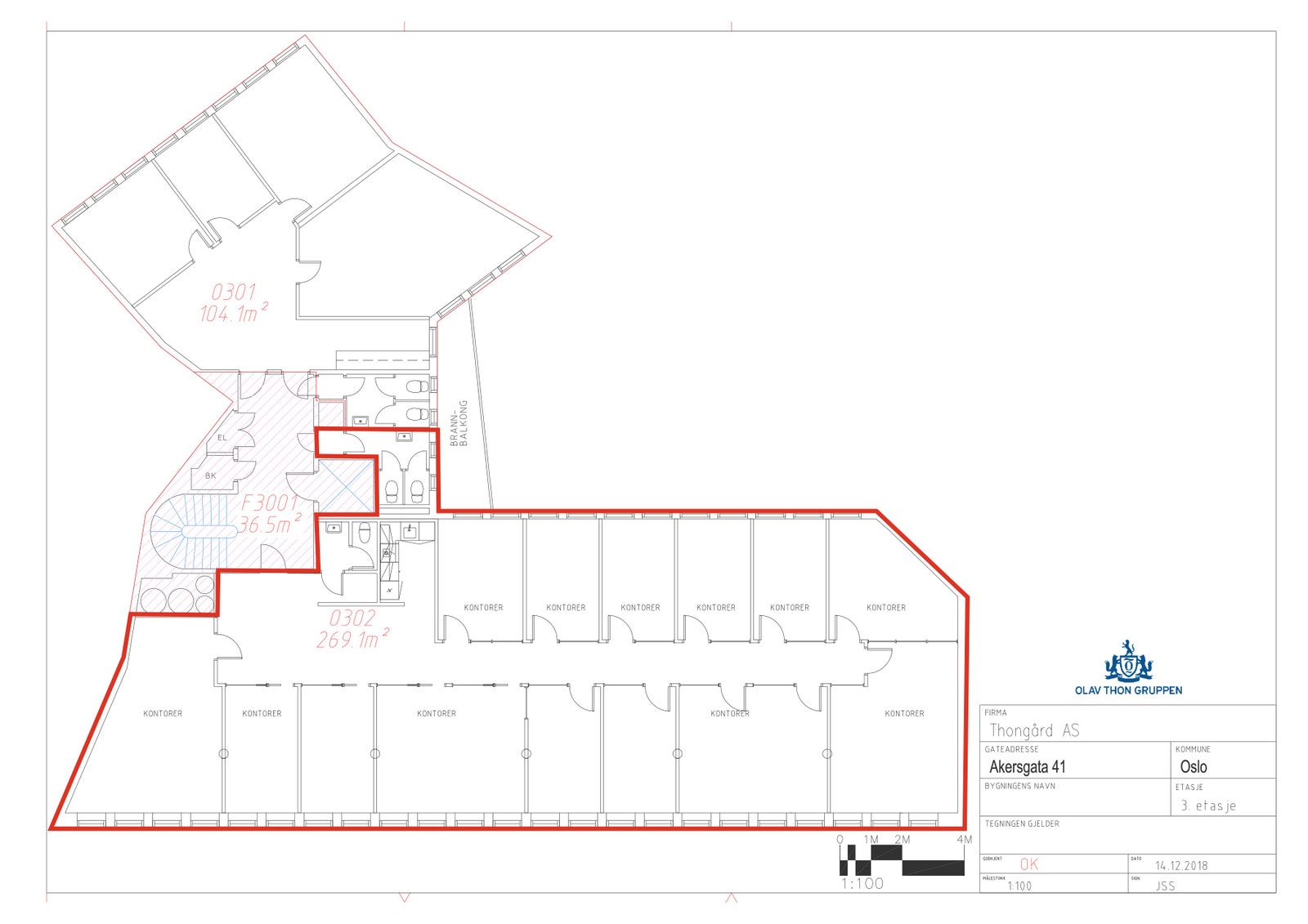 Plantegning Galleribilde