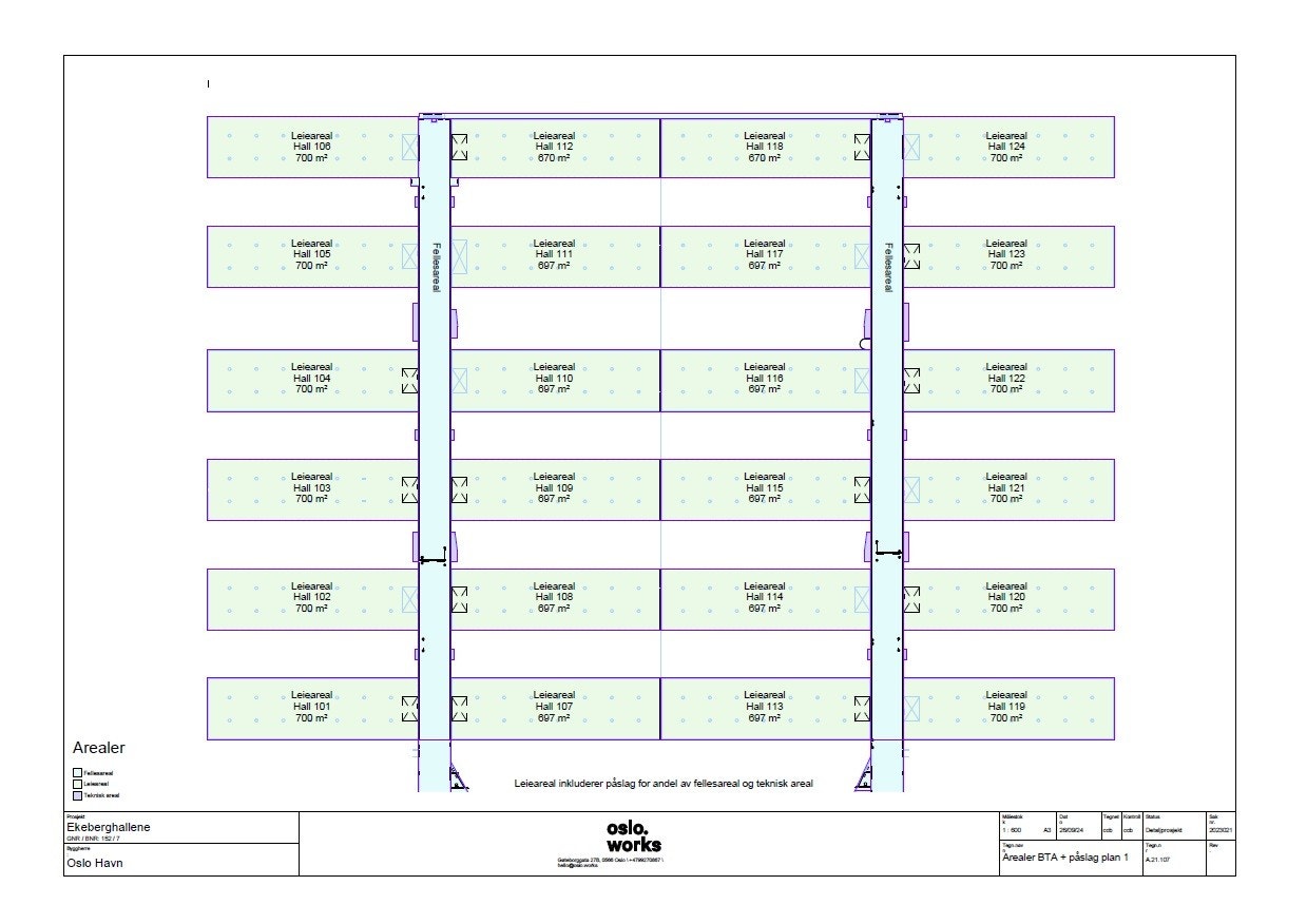 Oversikt haller plan 1. Galleribilde