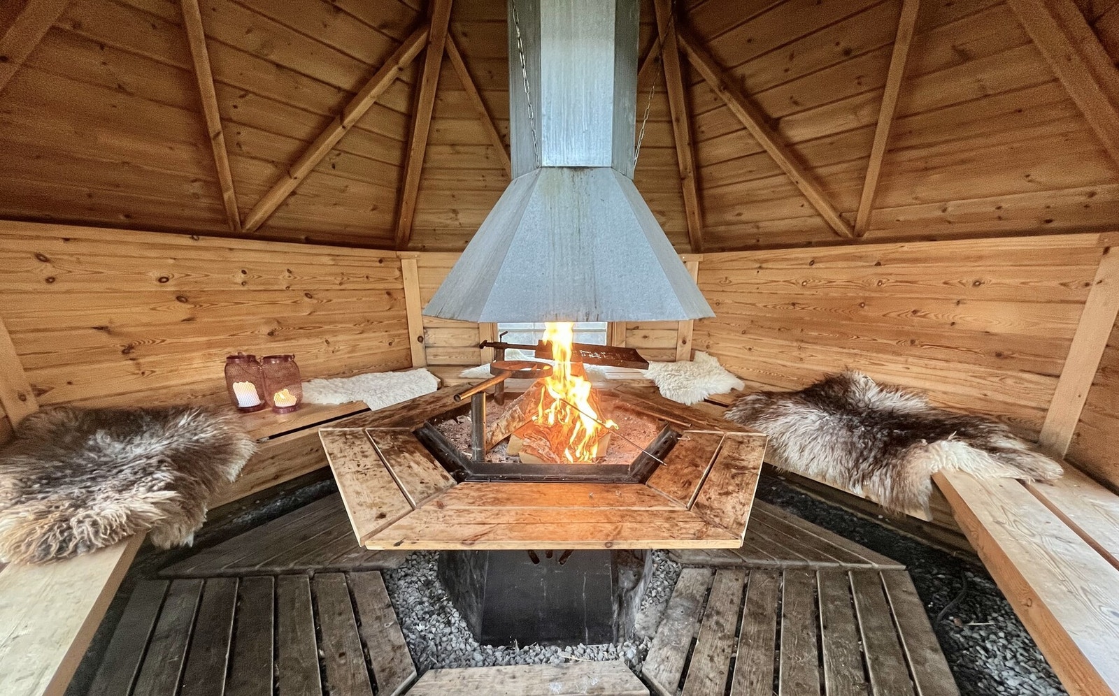Trivelig grillhytte Galleribilde