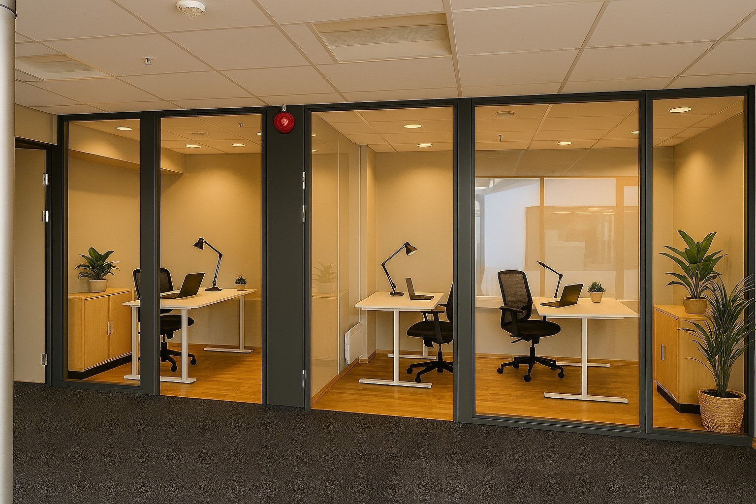Lyse fine celle kontor Galleribilde