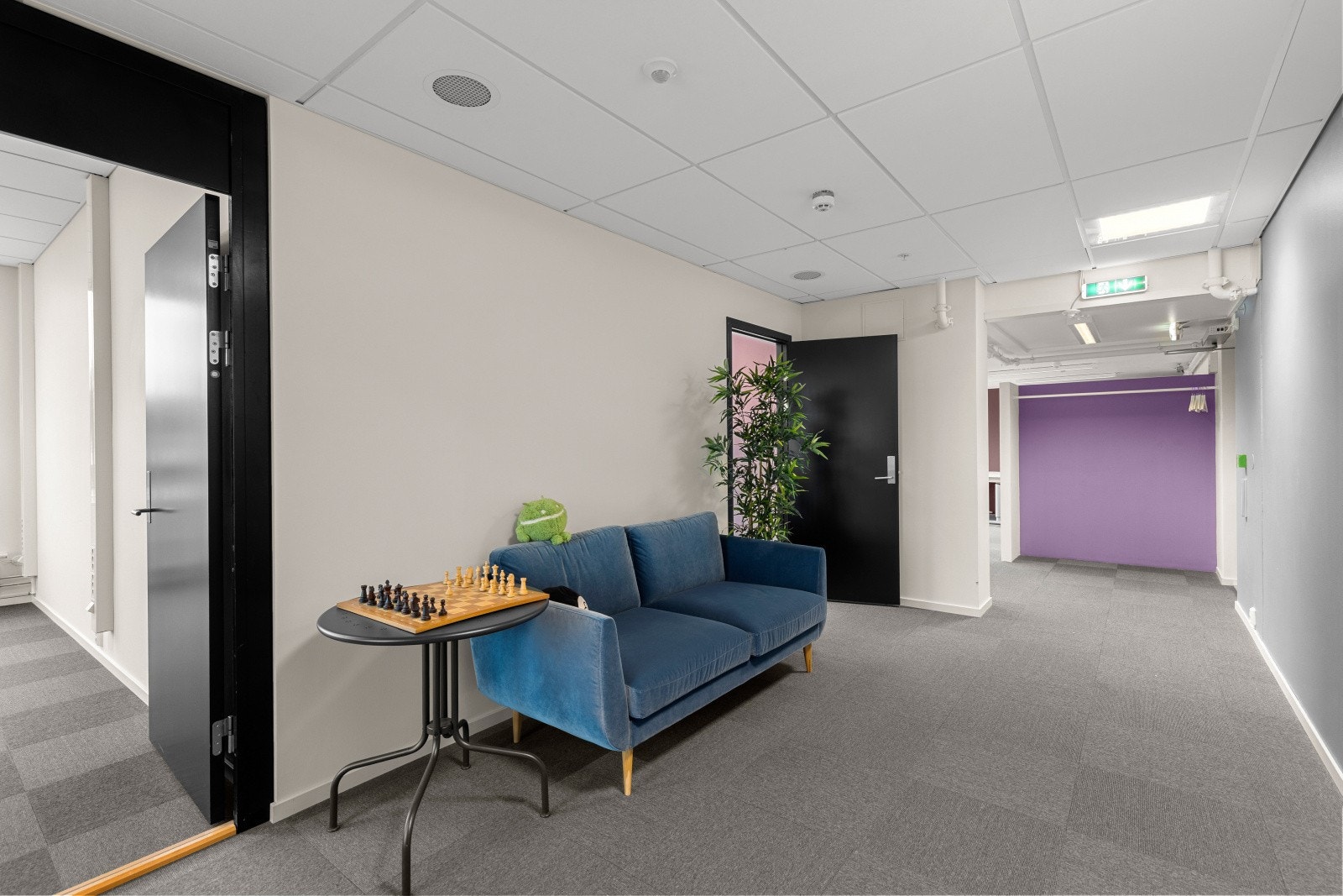 Arealene har egen inngang. Galleribilde