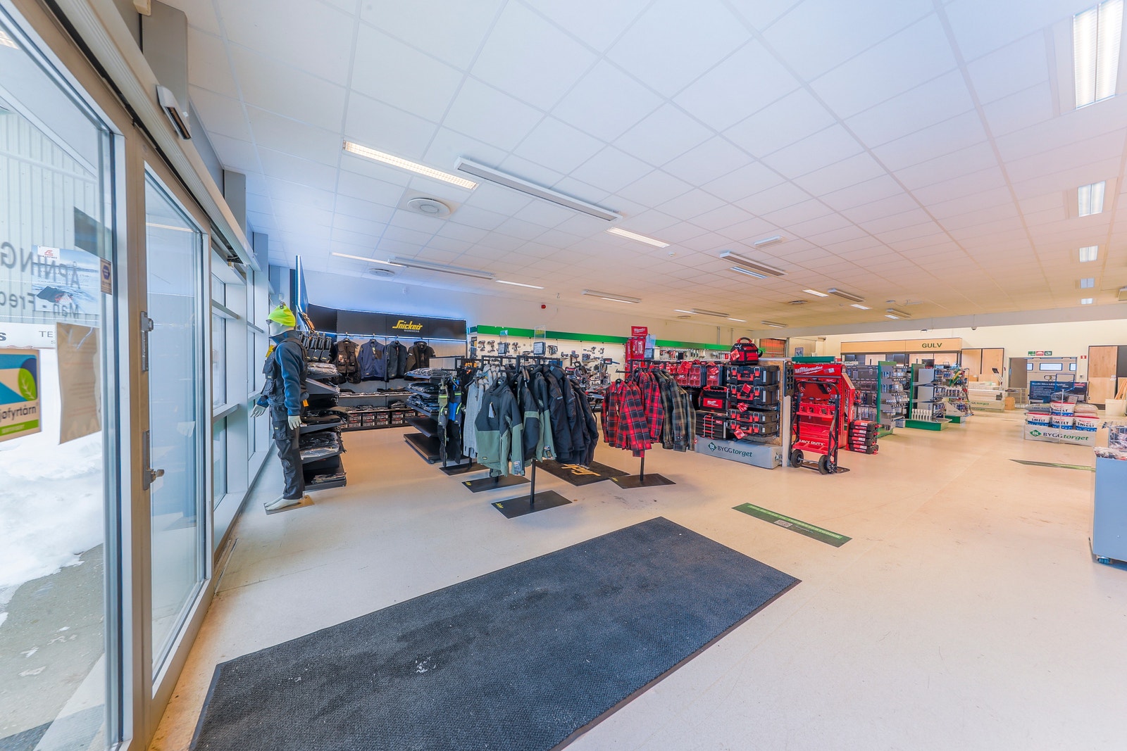 Butikkdelen fremstår som godt vedlikeholdt og kan oppgraderes etter leietakers behov/ønske Galleribilde
