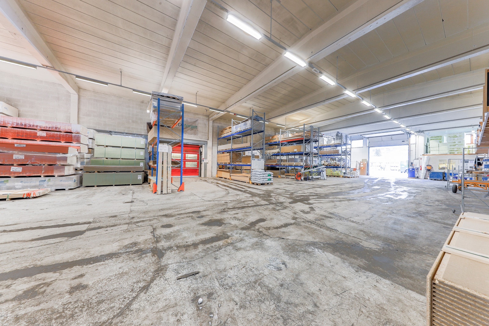 Høytlageret er gjennomgående og søylefritt Galleribilde