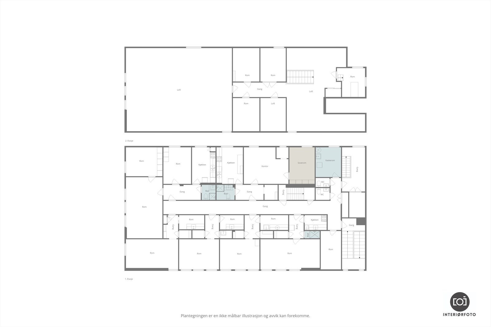 Plantegning Galleribilde