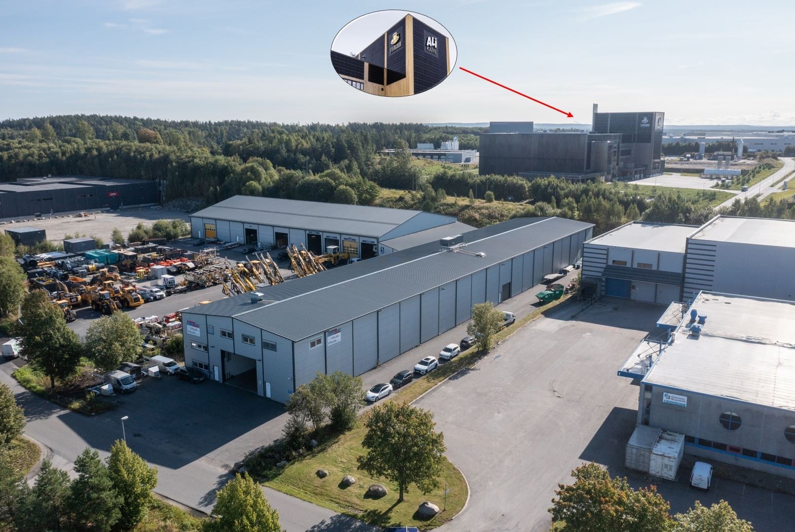 Mange kjente selskaper i nærheten Galleribilde