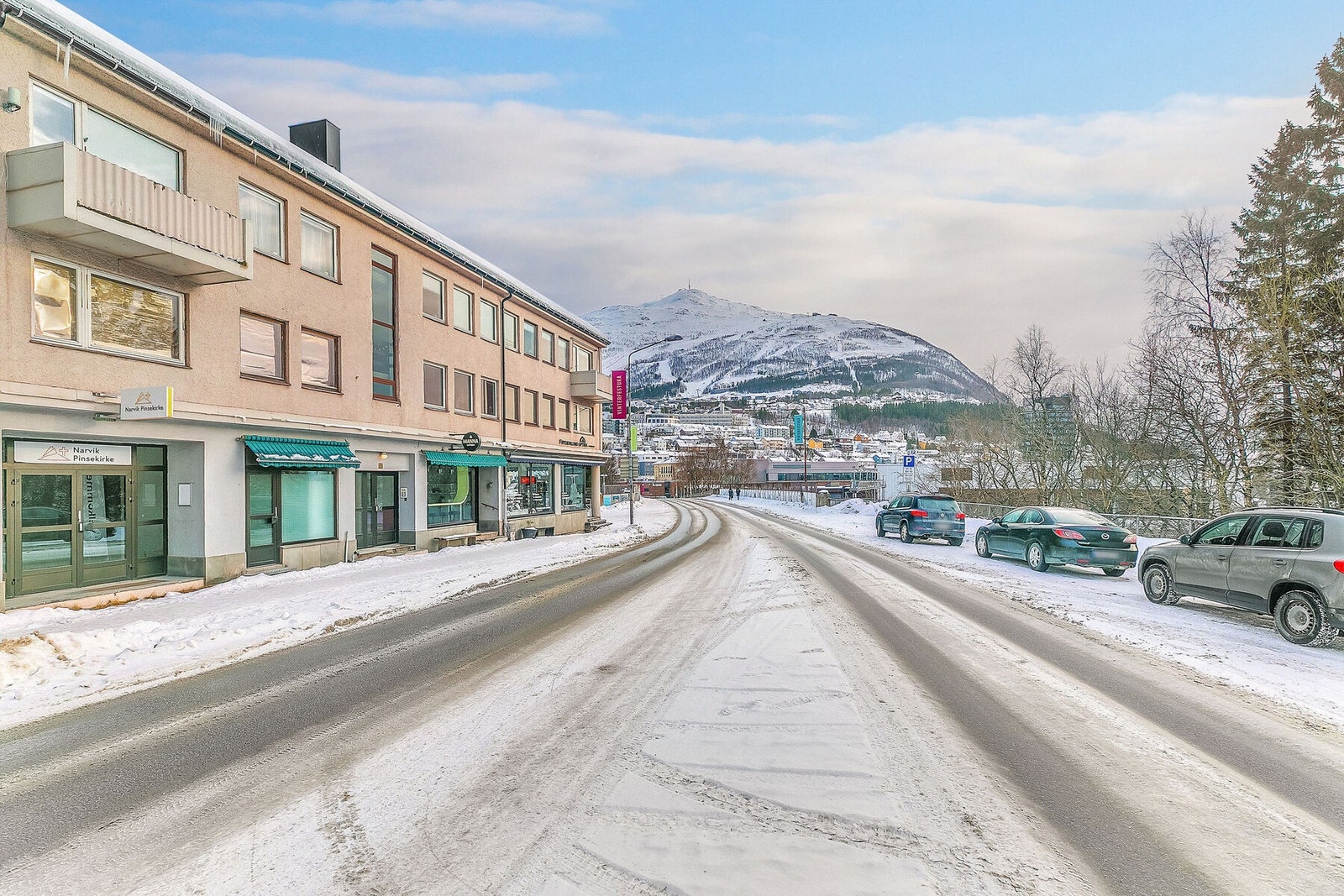 Nærmiljø Vinter Frydenlundbrua 1 Galleribilde