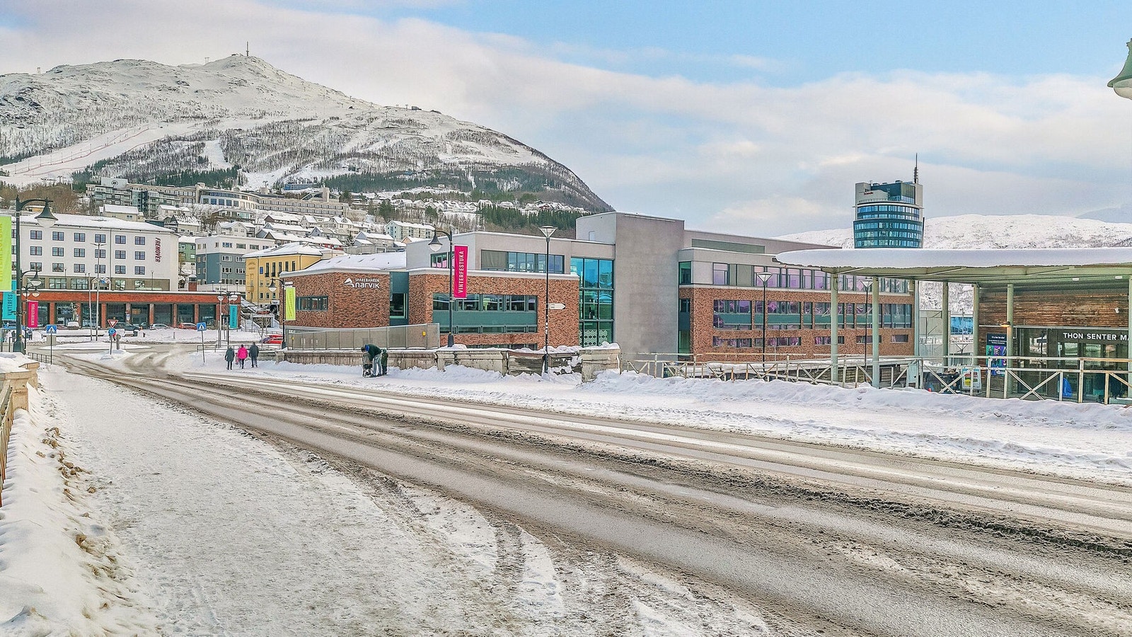 Nærmiljø Vinter Frydenlundbrua 7 Galleribilde