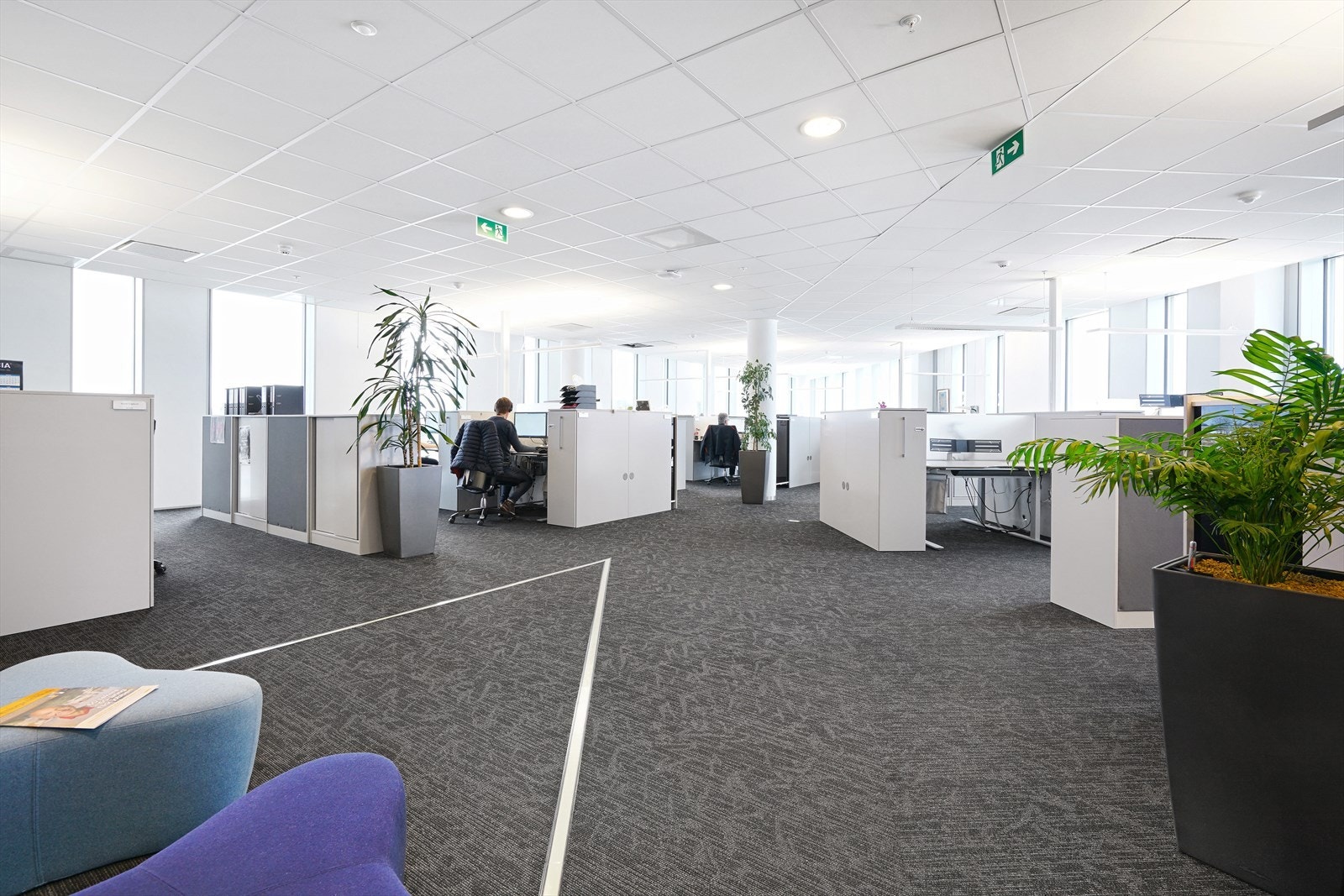 Eksempel på effektive åpne arealer Galleribilde