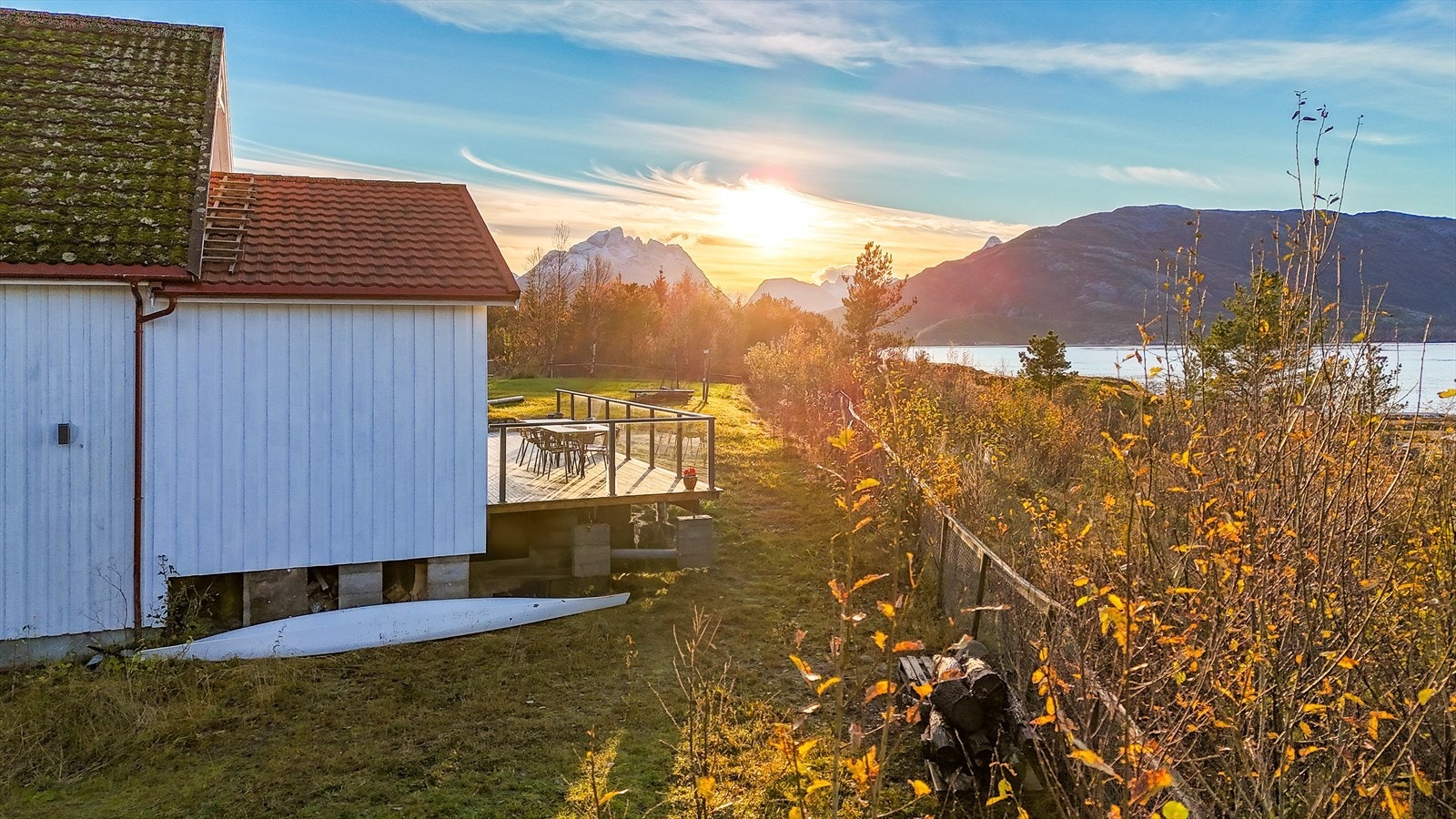 Med kombinasjonen av storslått natur, unik utsikt og rolige omgivelser ligger alt til rette for å videreutvikle et attraktivt overnattings- og serveringstilbud i et av Helgelands vakreste fjordlandskap. Galleribilde