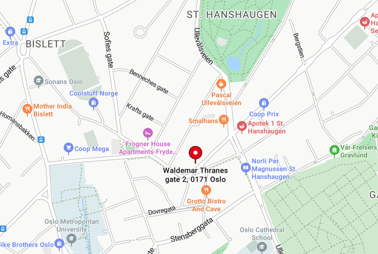 Kart over området Galleribilde