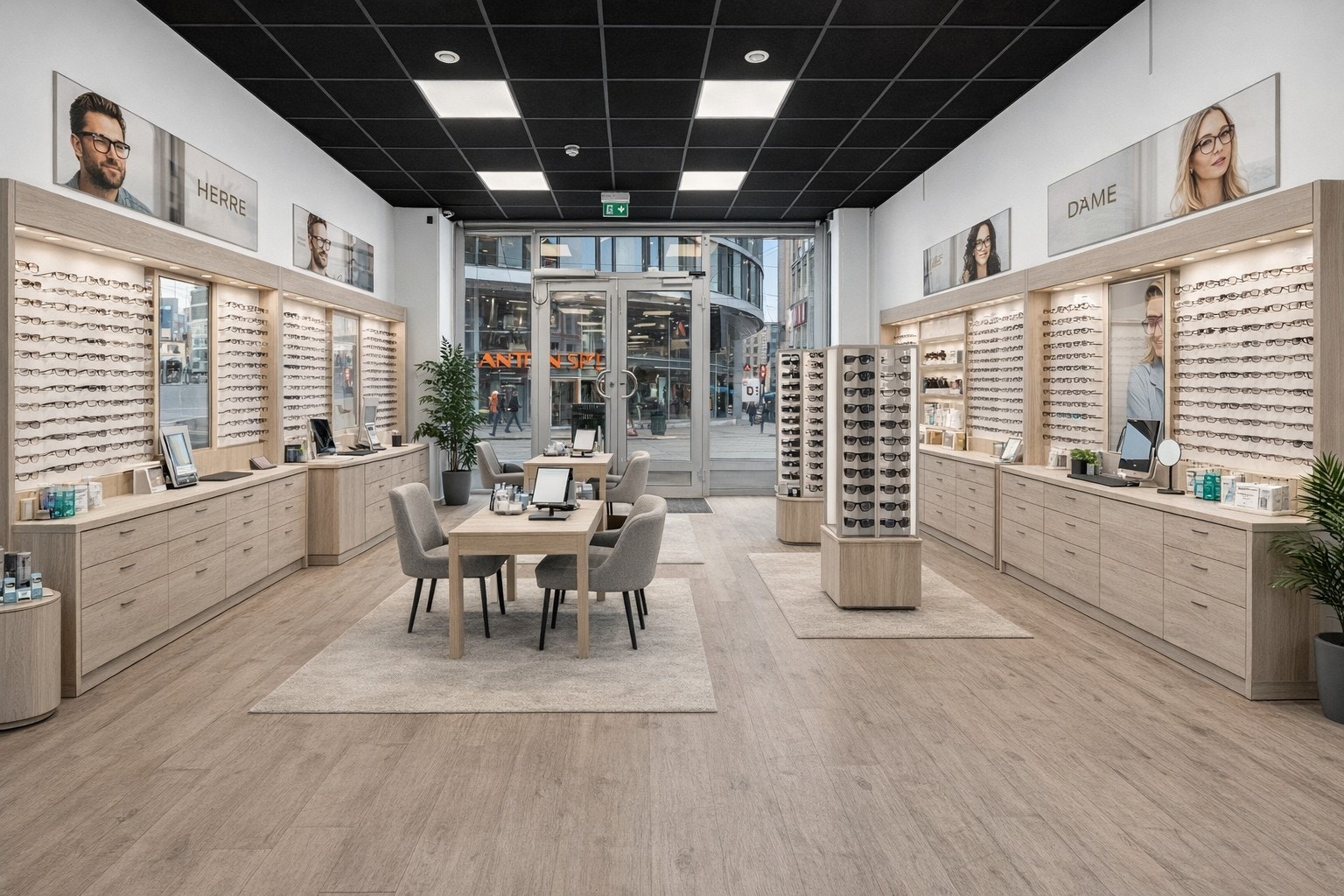 Illustrasjon ved hjelp av Ai av hvordan det kan innredes på forskjellige måter Galleribilde