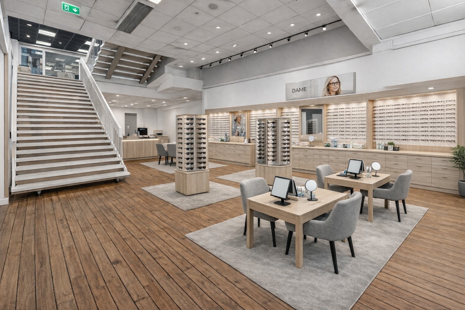 Illustrasjon ved hjelp av Ai av hvordan det kan innredes Galleribilde