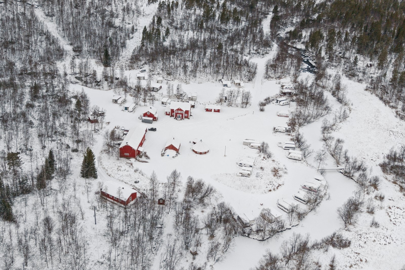 Graddis fjellstue med campingplasser Galleribilde